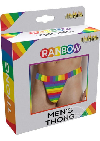Rainbow Men's Thong - Multicolor