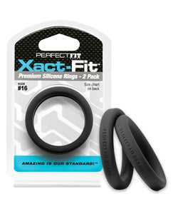 Xact Fit - Stackable Cock Rings (Pack of 2)