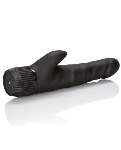 Black Velvet 5" Dong w/Clit Stimulator