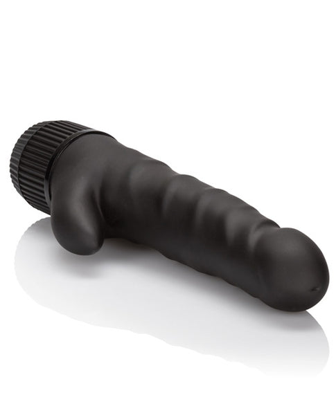 Black Velvet 5" Dong w/Clit Stimulator