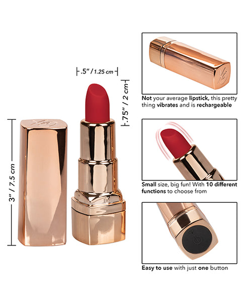 Hide & Play USB Rechargeable Lipstick Clitoral/Nipple Vibe Bullet