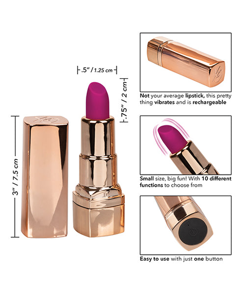 Hide & Play USB Rechargeable Lipstick Clitoral/Nipple Vibe Bullet