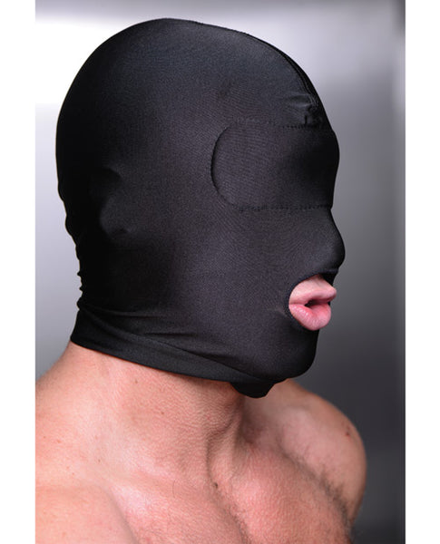 Open Mouth Hood With Padded Blindfold