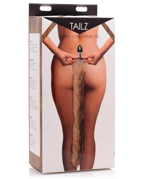 Extra Long Mink Tail Butt Plug